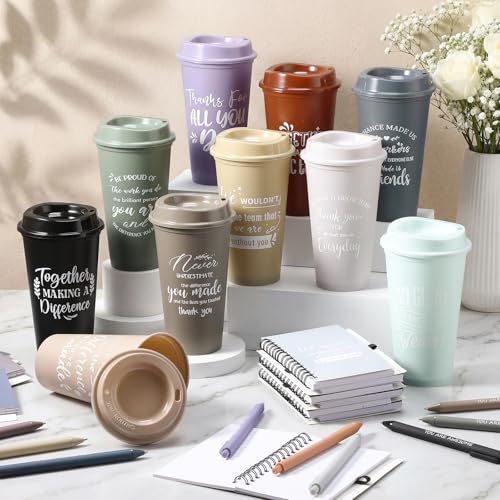 Teenyyou 135 Pcs Employee Appreciation Gift Set Bulk Dark Color Classic