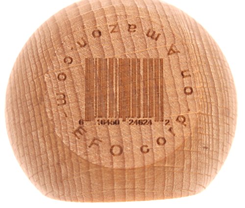 Mushroom Wooden Nutcracker with Screw Mechanism – Beechwood Nut Cracker