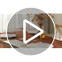 IVAPUPU Fall Terracotta Cheesecloth Table Runner 17x108 Inches Set of 3 for Thanksgiving