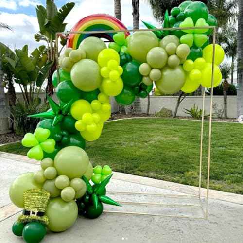 120pcs 5 inch Dark Green Balloons, small Forest Green Latex Balloons for Christmas Jungle Football Tropical Safari Birthday Party Decorations