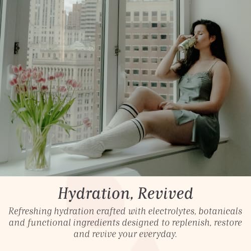 Electrolyte Sparkling Water with Prickly Pear - 12 Pack of Revitalizing Hydration