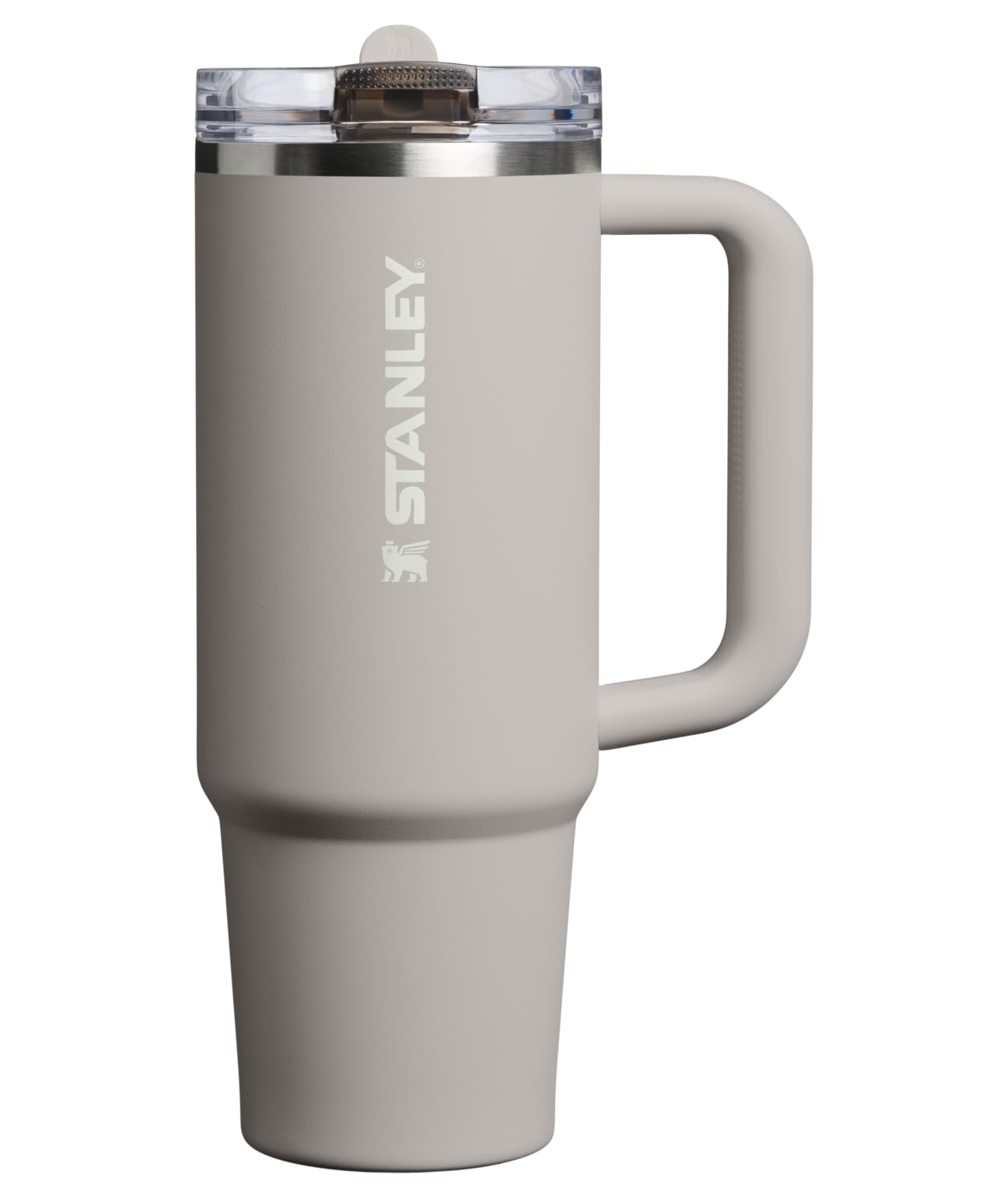 STANLEY Quencher ProTour Flip Straw Tumbler with Leakproof Lid 30 oz | Built-In Straw & Handle | Cupholder Compatible for Travel | Insulated Stainless Steel Cup | BPA-Free | Ash