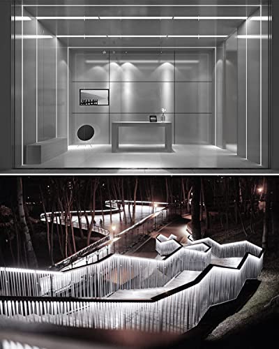 Outdoor Waterproof 100FT COB LED Strip Lights - Dimmable, High Density, Super White 6000K