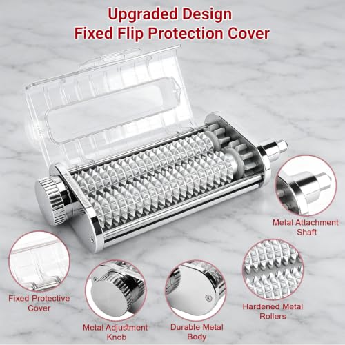Stainless Steel Meat Tenderizer Attachment for KitchenAid Stand Mixers