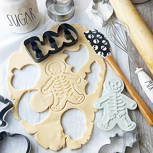 Halloween Skull Gingerbread Men Cookie Cutters Fondant Biscuit Cutter