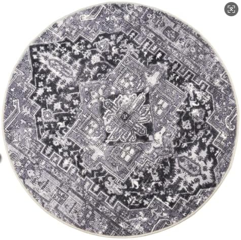 Skiennix Recliner Chair Mat - Non-Skid Round Furniture Pad for Hardwood Floors | 31.5-Inch Diameter