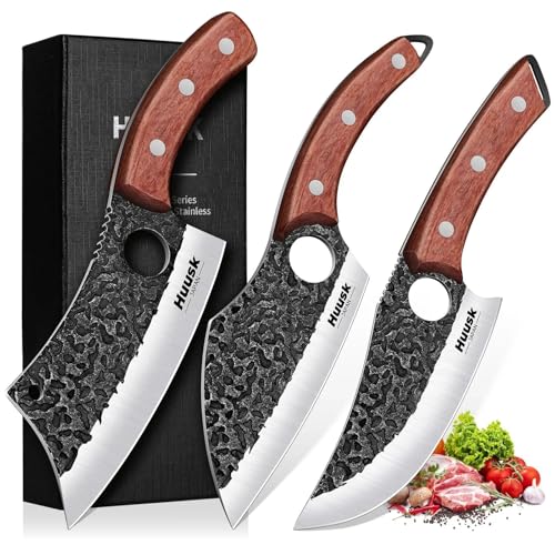 Huusk 3-Piece Japanese Butcher Knife Set 6.3