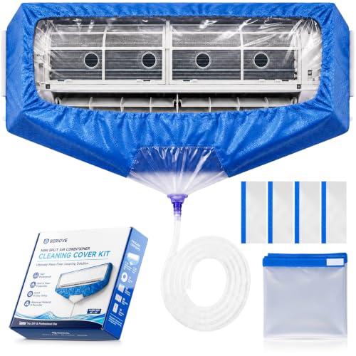 Mini Split Cleaning Bag 40-51 Inch Waterproof AC Maintenance Cover - Reusable