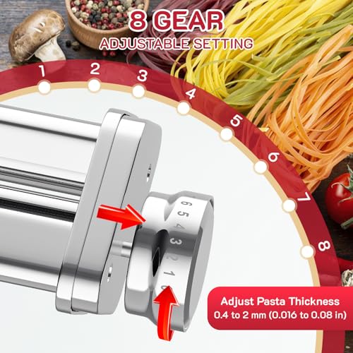 KitchenAid Pasta Attachment Set Silver - 3-Piece Pasta Roller & Cutter