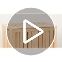 Laundry Hamper - Oceanstar Spa-Style Bamboo Laundry Storage with Canvas Liner - Variation of THIS listing