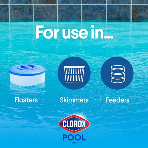 Clorox Pool&Spa XTRABLUE 3” Chlorinating Tablets, Individually