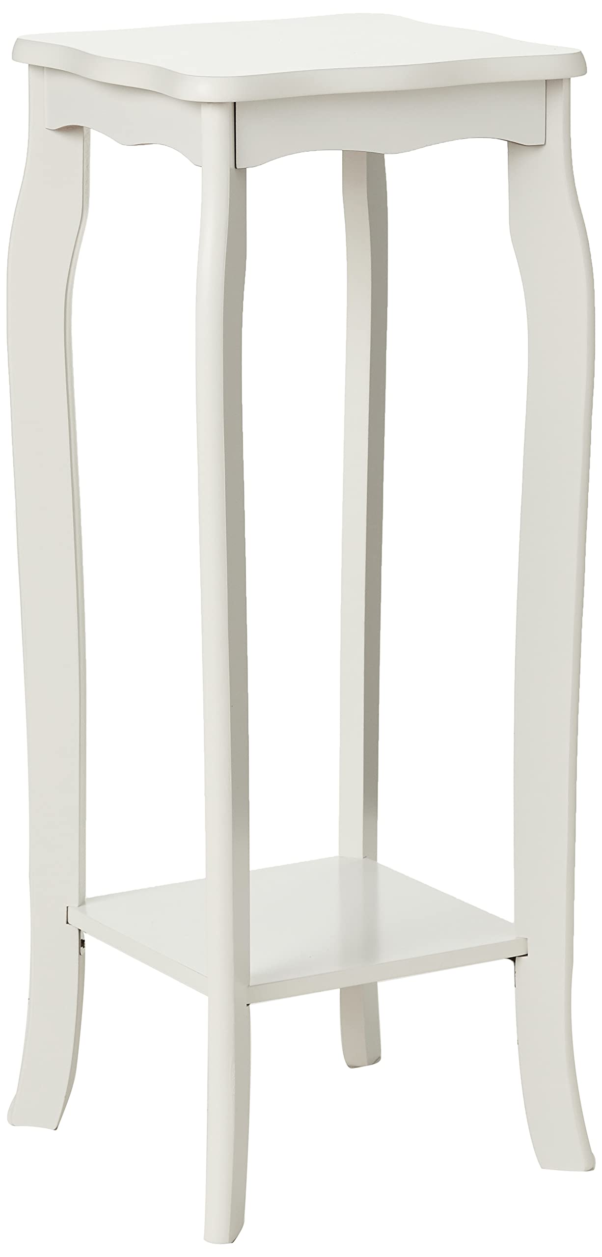 Frenchi Home Furnishing 2 Tier Plant Stand, WHITE