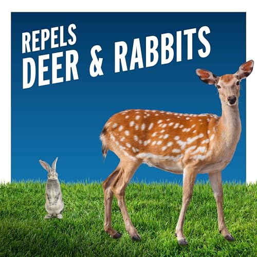 Liquid Fence Deer & Rabbit Repellent Concentrate 40oz - Long-Lasting, Rain-Resistant Garden Pest Control (Pack of 1)