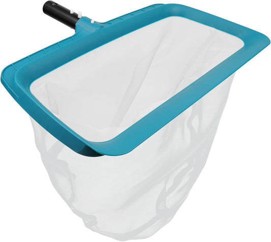POOLWHALE Professional Pool Skimmer Net - Extra Wide Scoop Edge & Ultra Fine Mesh for Efficient Cleaning