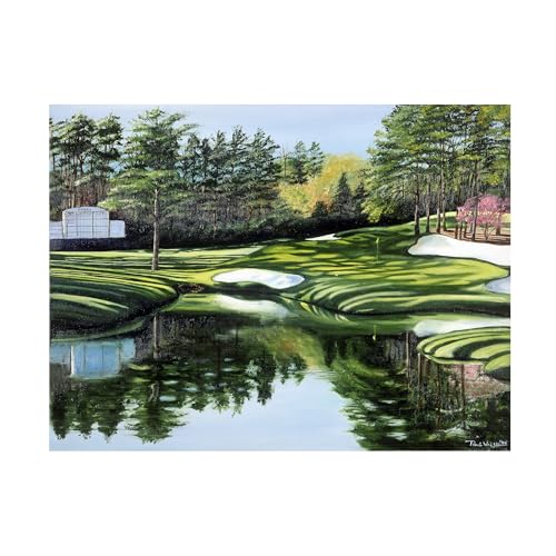 Trademark Fine Art Canvas Wall Art - 47"L x 35"W Christmas Tree Ornament, Framed Ready to Hang