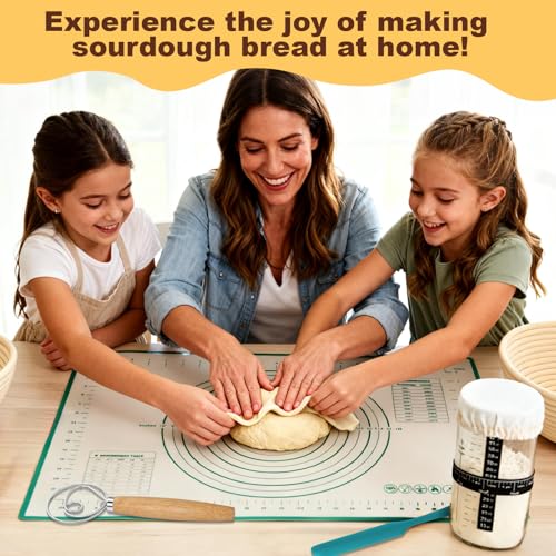 Green Sourdough Starter Kit with Dutch Oven & Baking Accessories - All-Inclusive
