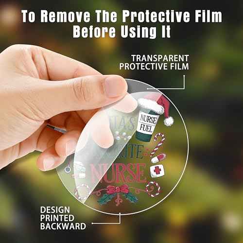 Nurse Christmas Ornament Gifts Stocking Stuffers for Women Practitioner Gifts for Women Funny Nurse Gift for Christmas Decor School Graduation Gift