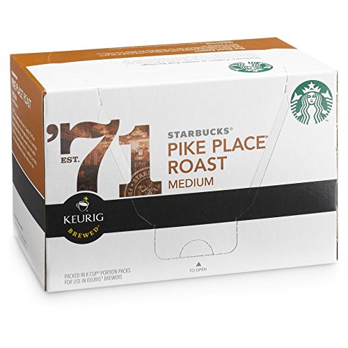 Starbucks Pike Place Roast Coffee - Rich Flavor in Convenient 120 K-Cup Pods