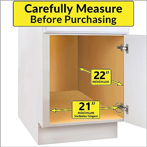 Pull Out Cabinet Organizer 20 Inch Chrome Kitchen Drawer Slide - LYNK PROFESSIONAL