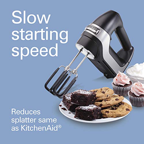 Hamilton Beach Professional 7-Speed Digital Hand Mixer - Matte Black