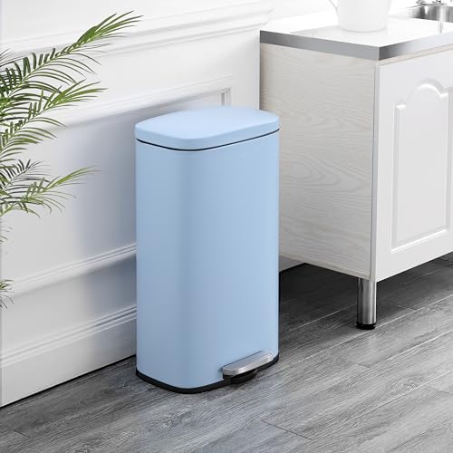 Happimess 8 Gal Soft Close Step Trash Can - Tide Pool Blue