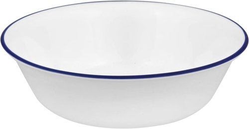 Corelle Livingware Ocean Blues Soup & Cereal Bowls - Set of 6 | 18 Ounce Durable Design
