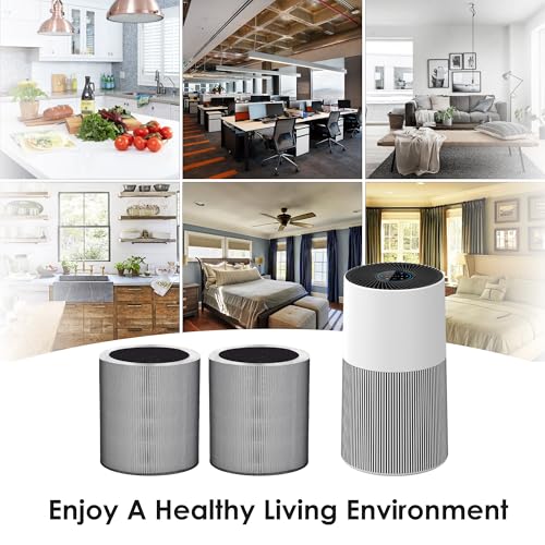 Replacement Air Purifier Filter Set for Winix C610 - 3-in-1 H13 HEPA & Activated Carbon - 2 Pack