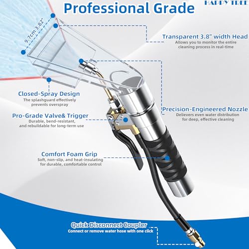 All-Size Shop Vac Hose Kit with Spray Nozzle & 25-Foot Water Hose - 3.8" Variation