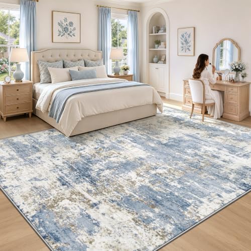 XLUEZ 8x10 Area Rugs for Living Room, Washable Modern Abstract Large