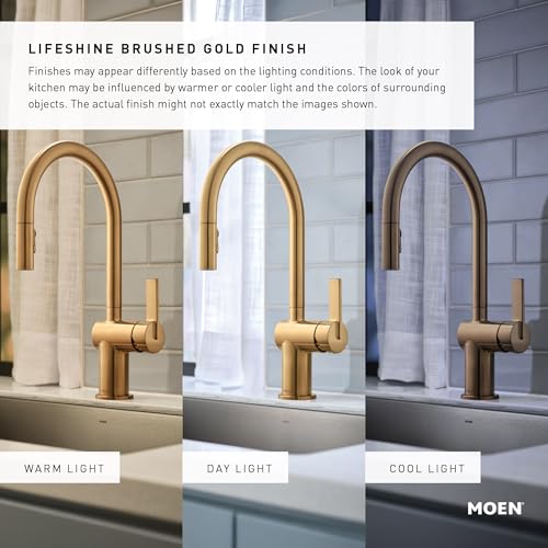 Brushed Gold Bathroom Towel Ring - Wall Mounted Hand Towel Holder
