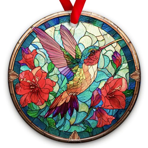 Hummingbird Christmas Ornament 2026 - Vibrant Holiday Tree Decor Gift