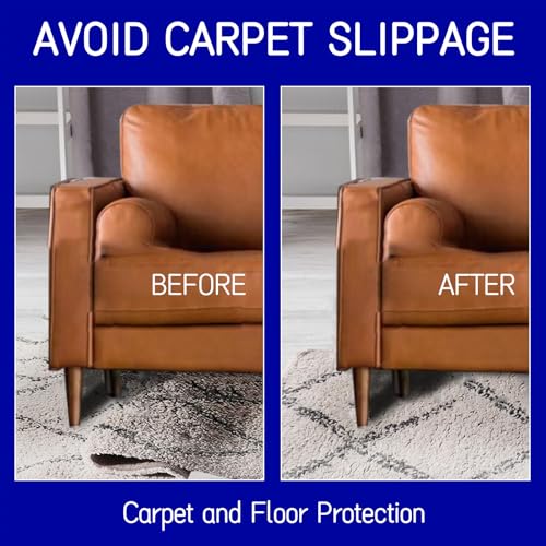 9' x 12' Non Slip Rug Pad - Extra Large Felt Under Rug Cushion for Hardwood Floors