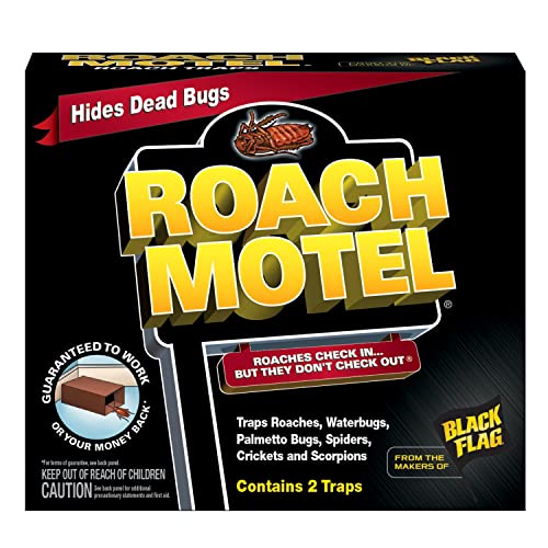 Roach Motel Traps 12 Pack - Pesticide-Free Glue Insect Traps for Cockroaches & Bugs Variation of THIS listing