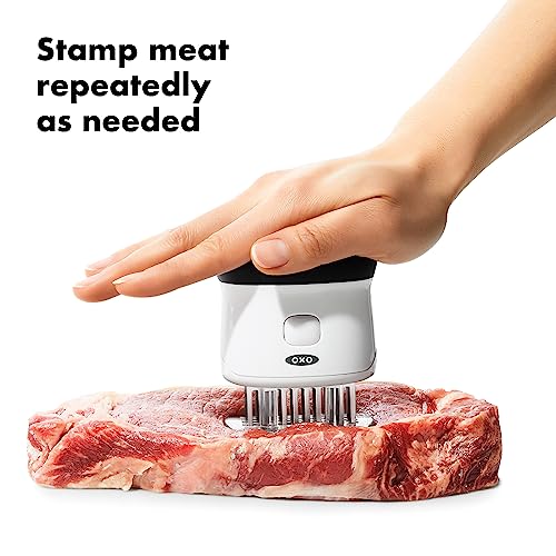 Meat Tenderizer with Blades - Easy-Clean, Durable Kitchen Tool