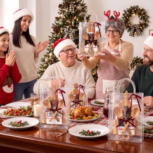 Acellegic 30 Pcs Christmas Kitchen Gift Set with Cutting Boards & Utensils, Cute Holiday Decor