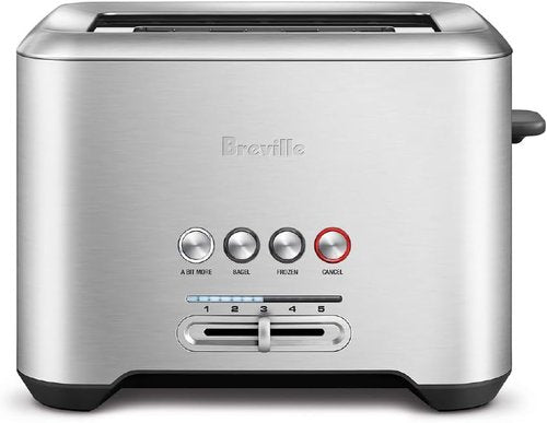 Breville BTA720XL Toaster - 2 Slice Brushed Stainless Steel with Extra Toasting Feature