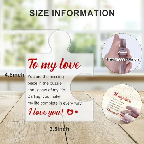 I Love You Gifts for Him Her, Boyfriend Girlfriend Wife Husband