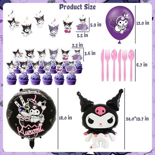 121 Pieces Kids Birthday Party Decorations Set with Banner Balloons Plates Toppers