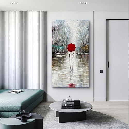 Diathou Ts22 Hand-Painted Landscape Oil Painting 47x23 Inches Wall Art