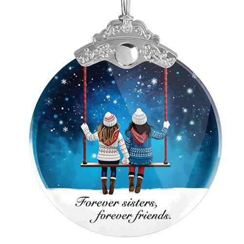Sister Ornament 2025 Christmas, Soul Sister Ornament Gift, Big Sister Ornaments, Sister in Law Christmas Ornaments, Best Sister Gifts for Women, Sisterhood Gifts, for Adult Sister