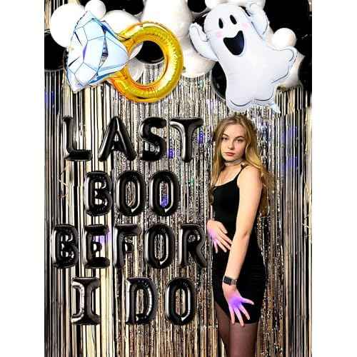 Last Boo Before I Do Decorations Boos Before I Dos Balloons Halloween Bride Shower Bachelorette Engagement Bach Decor