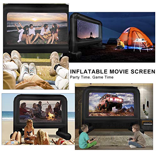 Inflatable Movie Screen 16FT Outdoor Projection Screen with Rear Support