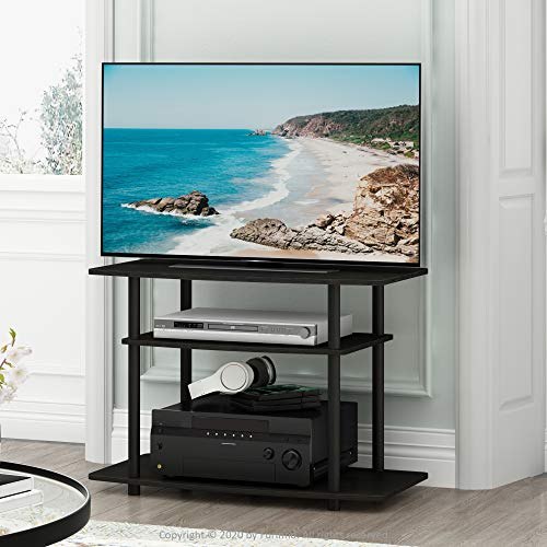 Furinno Turn-N-Tube No Tools 3-Tier Entertainment Center TV Stand for