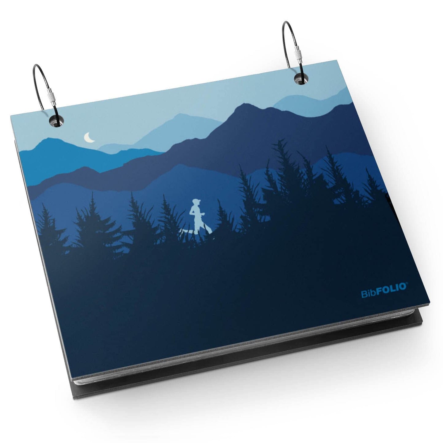 Gone For a Run BibFOLIO Race Bib Album - Race Bib Holder for Runners - Run Your Terrain