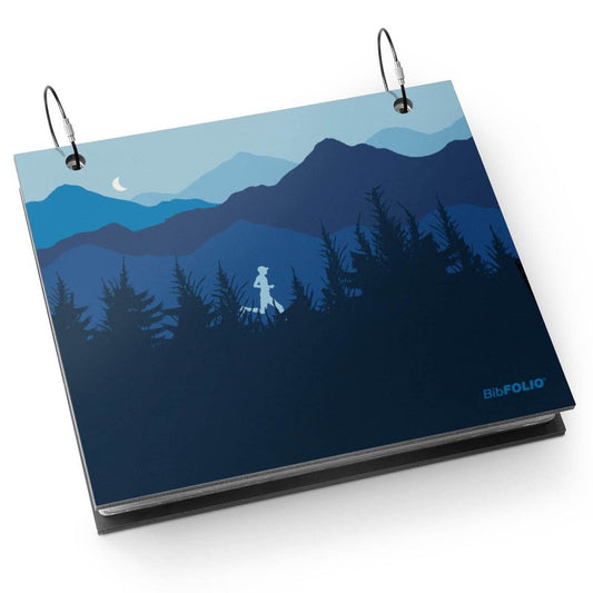 Gone For a Run BibFOLIO Race Bib Album - Race Bib Holder for Runners - Run Your Terrain