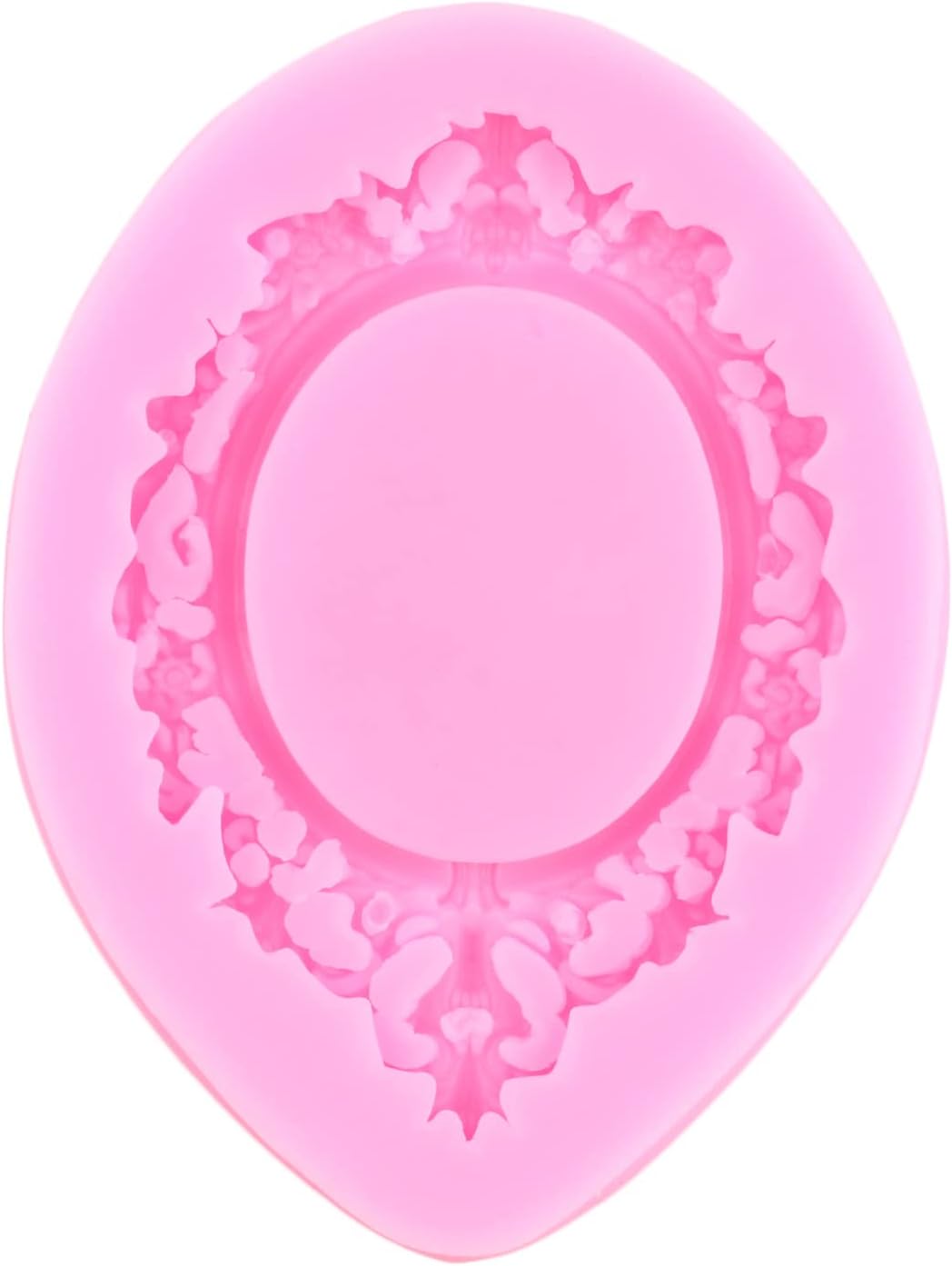 Skiennix Silicone Mold Set - Cinderella Fondant & Baroque Photo Frame Molds for Cake Decoration | Set of 4
