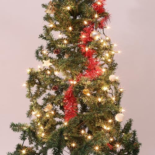 21ft White Christmas String Lights Indoor£¬Warm White 100 Count String Lights Plug in, Mini Xmas Lights Outdoor Clear White Christmas Tree Lights- String White Lights for Bedroom