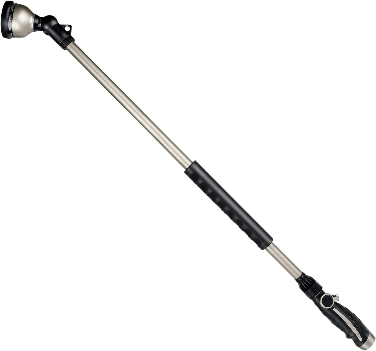 RESTMO 36” Watering Wand - Heavy Duty Metal Hose Wand with 180° Swivel Head & 10 Spray Patterns