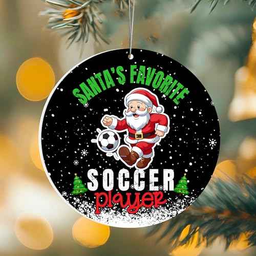 Soccer Ornament 2025, Soccer Ornaments for Christmas Tree, Soccer Ball Ornament, Soccer Christmas Ornaments for Boys and Girls, Soccer Gifts, Soccer Gifts for Boys 8-12