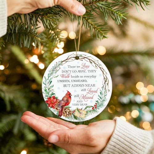 ZAGKOO Cardinal Christmas Ornament - Memorial